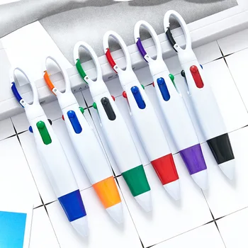 70Pcs Alpinizmo sagtis keturių spalvų šuolis plastiko tušinukas nešiojamų nešiotis kišenėje pen dovanų rašiklį
