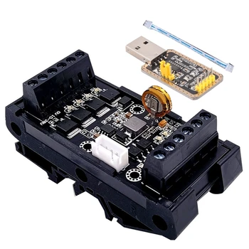 FX1N-10MT PLC Pramonės Kontrolės Valdyba+Case+USB-TTL Laidą PLC 