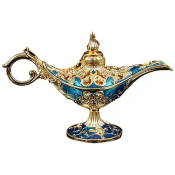 Aladdin Oil Lempos Derliaus Legenda Aliejaus Lempas, Stalo Dekoras Meno Amatų Classic Vintage Papuošalai Metalo Amatų Dovana Klasikinis Arabijos