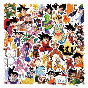 10/30/50pcs Anime Dragon Ball Sūnus Gokas Animacinių filmų Lipdukai Lipdukai Riedlentė Nešiojamas Motociklo Bagažo Automobilių Vandeniui Lipdukas Žaislai