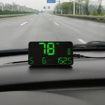 Skaitmeninis C90 GPS Spidometras Ekranas Automobilį Hud Tracker Skaitmeninis Automobilių, Sunkvežimių Ridos Realiuoju laiku Stebėti Su Greičio Įspėjimo Automobilių Laikrodis