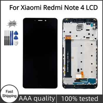 5.5 Colių Xiaomi Redmi 4 Pastaba Ekranas Su Rėmo Jutiklinis Ekranas Asamblėjos Redmi 4 Pastaba Gel X20 LCD Ekranas