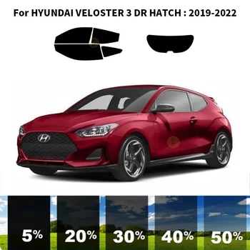 Pjaustytuose nanoceramics automobilių UV Lango Atspalvis, Rinkinys, Automobilių Langų Plėvelės HYUNDAI VELOSTER 3 DR LIUKAS 2019-2022