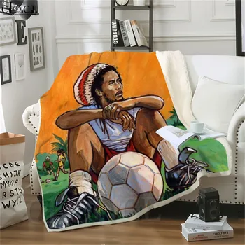 Žvaigždė Dainininkas Bobas Marley Antklodės 3D Spausdinimo Vaikui Dovana Suaugusiųjų Antklodė Metimų Antklodė Sofa Travel Paaugliams Studentų Antklodė Lašas Laivybos
