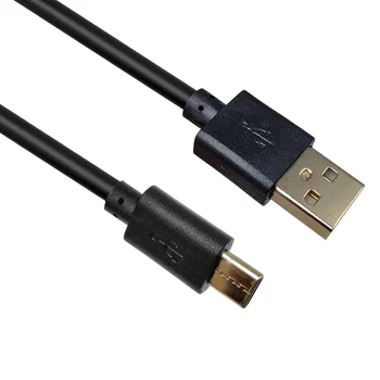 Du kartus tiesiai vadovas USB 2.0 aukso apkalos prie USB 3.1 C-type kištuko, stačiu kampu sinchroninio apkrovos keitiklio kabelį, duomenų kabelis, 10cm