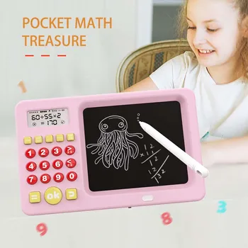 Matematikos Testas Žaidimas USB Vaikai Skaičiuoklė Mašina Žaislo Vaikų Burnos Arithmetics Mokymo Mašina Mašinos Ikimokyklinio Žaislas