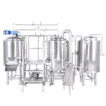 200l alaus gamybos sistema, dviejų talpų virimo skyrius pilnas alaus darykla įranga tiekiama su galutinio sprendimai,