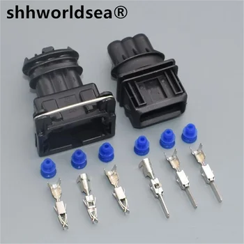 shhworldsea 3 Pin 282191-1 / 282729-1 1-962581-1 3.5 Automobilių Elektros Laikmatis Vielos Jungtis Veleno Padėties Plug Throttle 