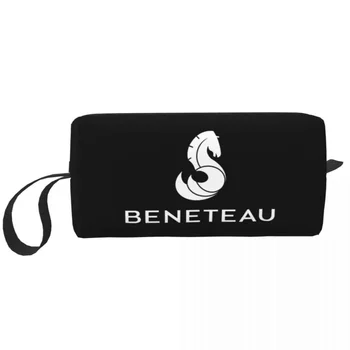 Custom Beneteau Burlaivio Logotipas Kelionės Kosmetikos Krepšys Moterims, Tualetinių Reikmenų Makiažas Organizatorius Ponios Grožio Saugojimo Dopp Rinkinys