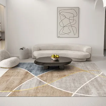Paprasta sofa grindų kilimėlis kambarį kilimas įrašas pėdų kilimėlis crystal aksomo grindų kilimėlis, staliukas, kilimas namuose miegamojo lova kilimėlis