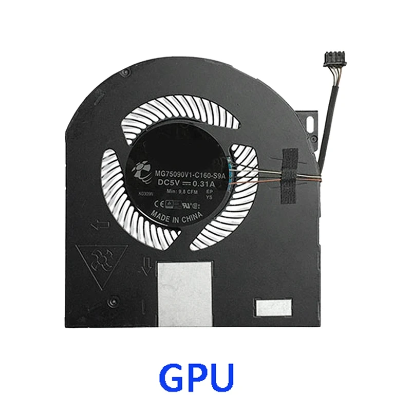 CPU+GPU Aušinimo Ventiliatorius atsarginės Dalys, Priedai, Tinka DELL Precision 7530 M7530 7540 M75402