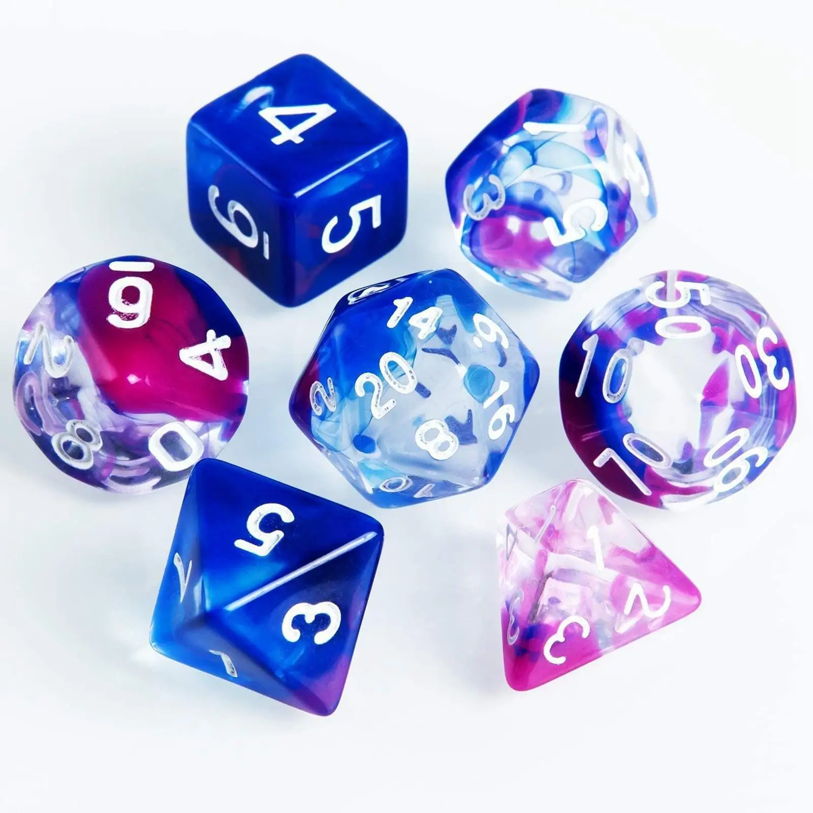 35 Vienetų Polyhedral Kauliukus Nustatyti D4 D8 D10 D12 D20 Šalies Žaislai RPG stalo Žaidimas Klasėje Priedai Matematikos Mokymas5
